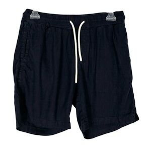 Eubi Black Linen Blend Shorts Men’s Size Small Classic Casual Golf Tennis Work